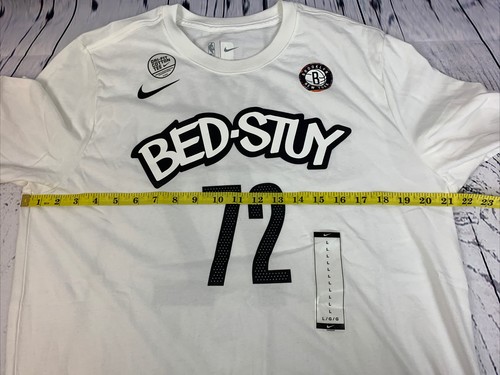 Nike NBA Brooklyn Nets Bed-Stuy Biggie Smalls #72 Irving CV0172 100 Größe L - Bild 8 von 9