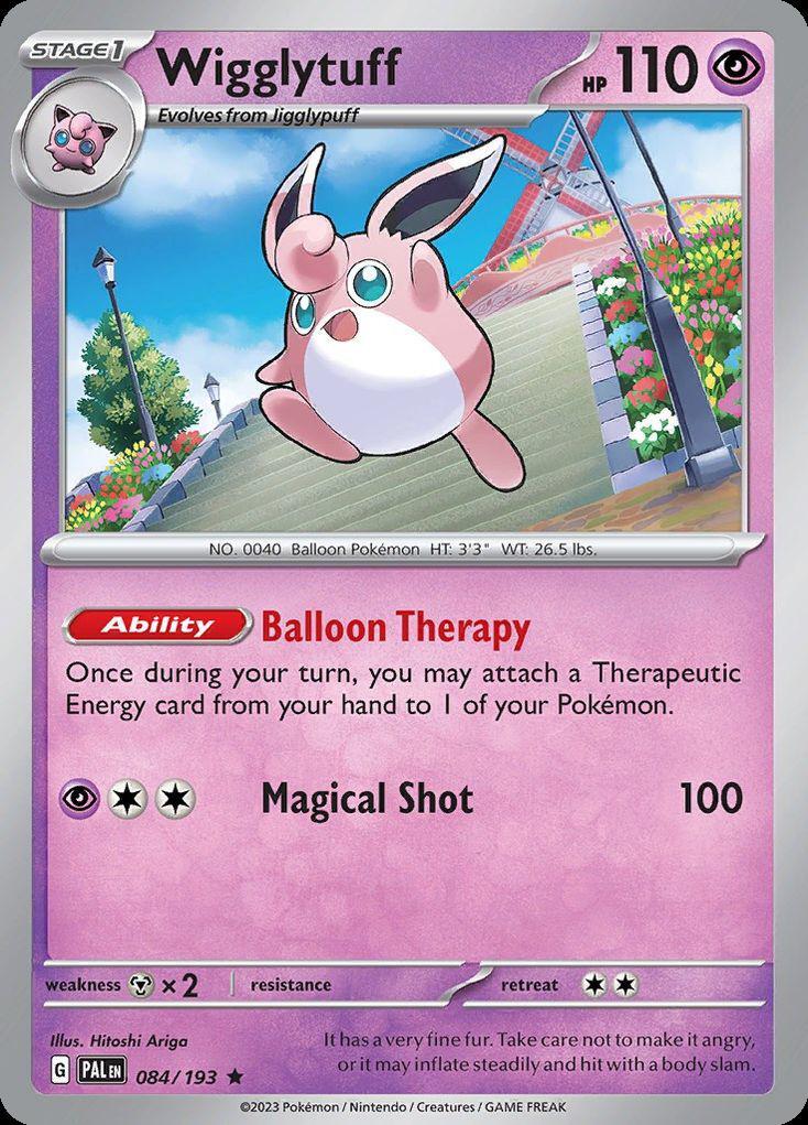 Pokemon Wigglytuff (84/290) Paldea Evolved LP HOLO