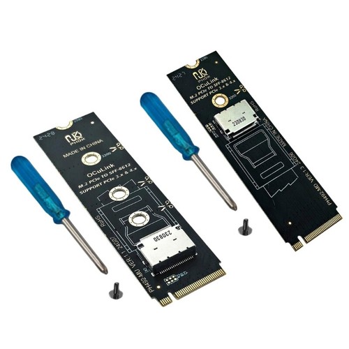 M.2 NVMe Solid Disk to SFF8611 SFF8612 Adapter Card Support PCIe 3x 4x - Photo 5/10