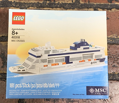 LEGO Promotional MSC Cruises Ship (40318) RARE 673419306027| eBay