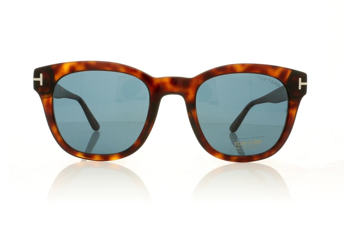 TOM FORD Eugenio TF676-F　サングラス Tom Ford Eugenio TF676 54N Tortoise Round Plastic Sunglasses