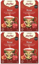 Yogi Tea Rose Tea - 17 Bags (Pack of 4)