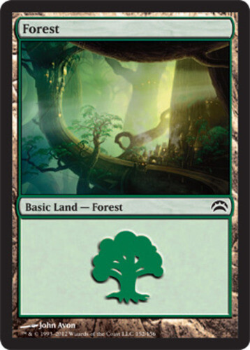 Forest (152) x1 - Planechase 2012 - NM-Mint, English - Planechase 2012
