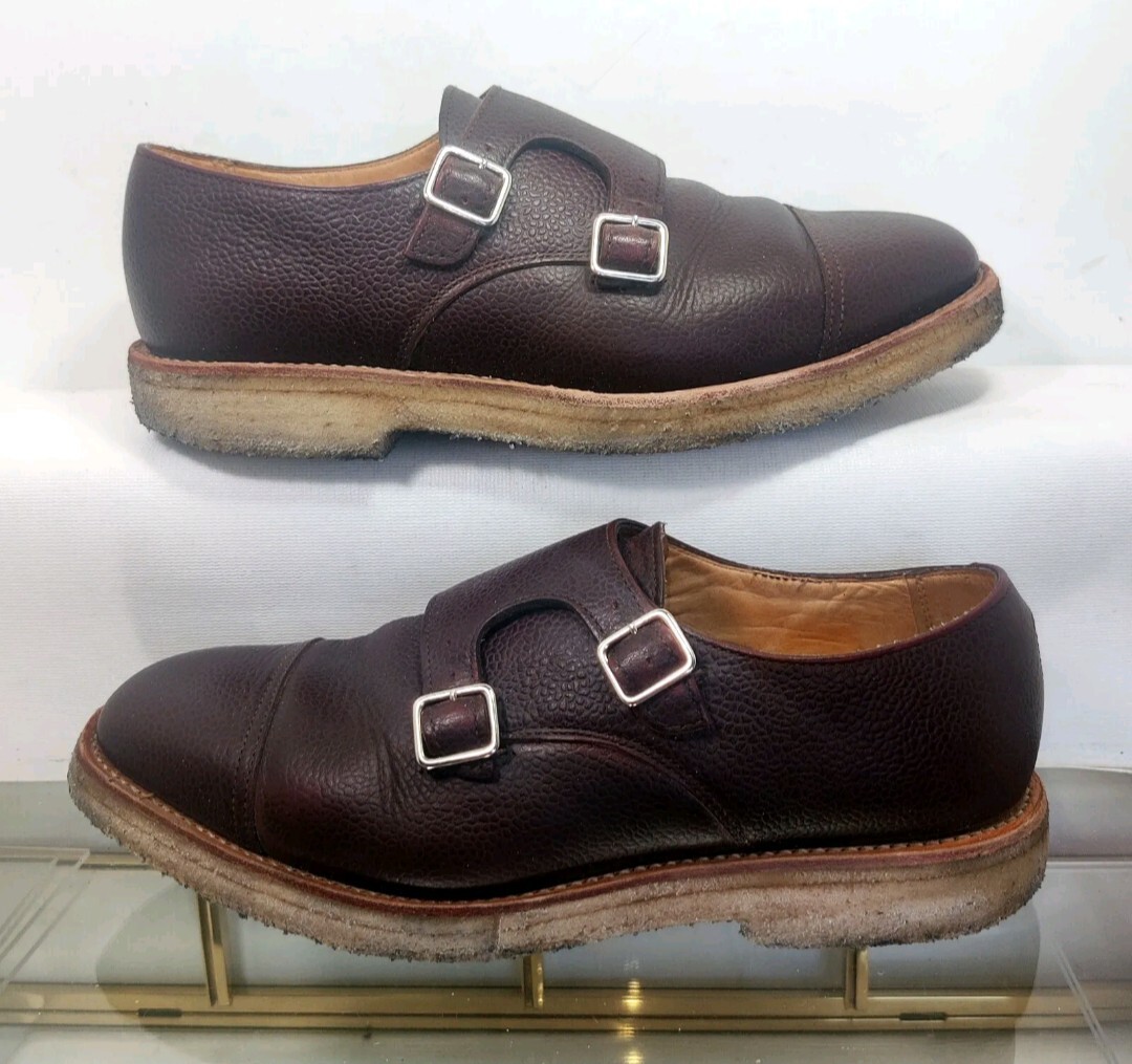 Mark McNairy Monk Strap Dress Shoes Mens sz 11.5 Cordovan  display picture 1