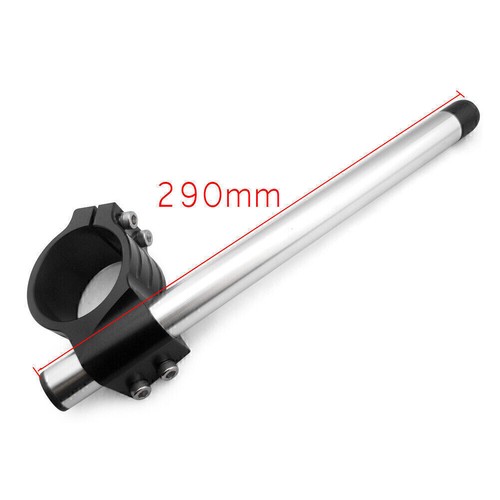 Set Clip On Handle Bar Handlebar Fits Ducati 749 999 848 1098 1198 53MM Fork CNC - Picture 2 of 4