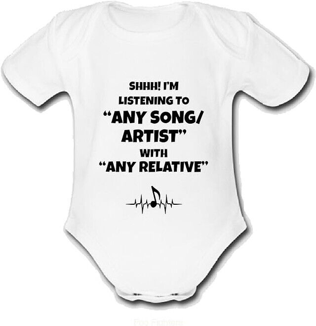 Di Masi Babygrow Baby vest grow gift music custom personalised Kaleb