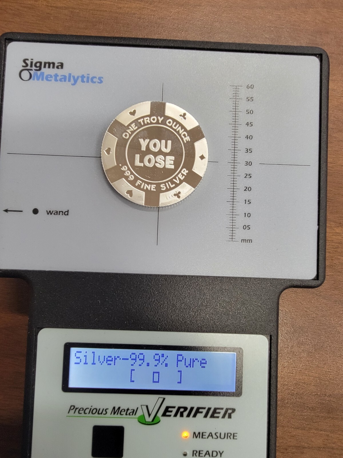 1oz Silver Poker Chip .999 Sexy Girl Proof Round SIGMA TESTED eBay