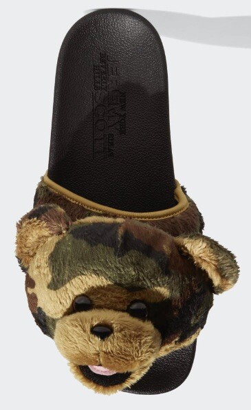 Adidas Jeremy Scott Adilette Teddy Bear Camouflage Camo Men's