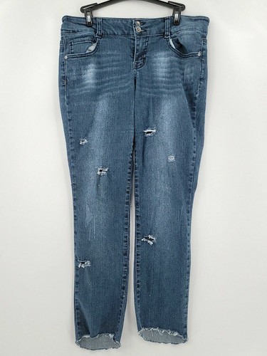 LEI Jeans Womens Size 32x28 Blue Denim 