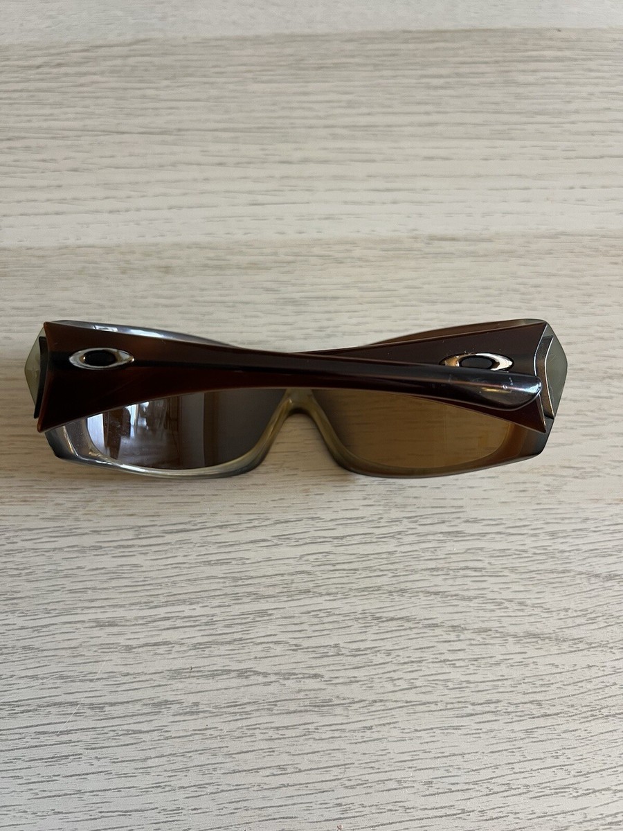 Oakley Riddle Sunglasses Brown/Bronze Frame Women's Vintage Y2K | eBay