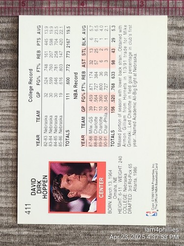 1991 NBA Hoops Series 2 Cards Complete Your Set #'s 331 -460 YOU PICK - Picture 162 of 260