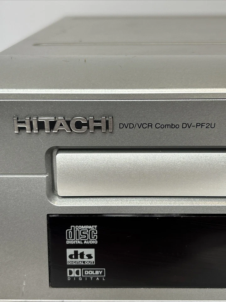 Hitachi DVD VCR Combo CD/MP3/VHS Hi-Fi Stereo Player DV-PF2U Tested - Image 2 of 4