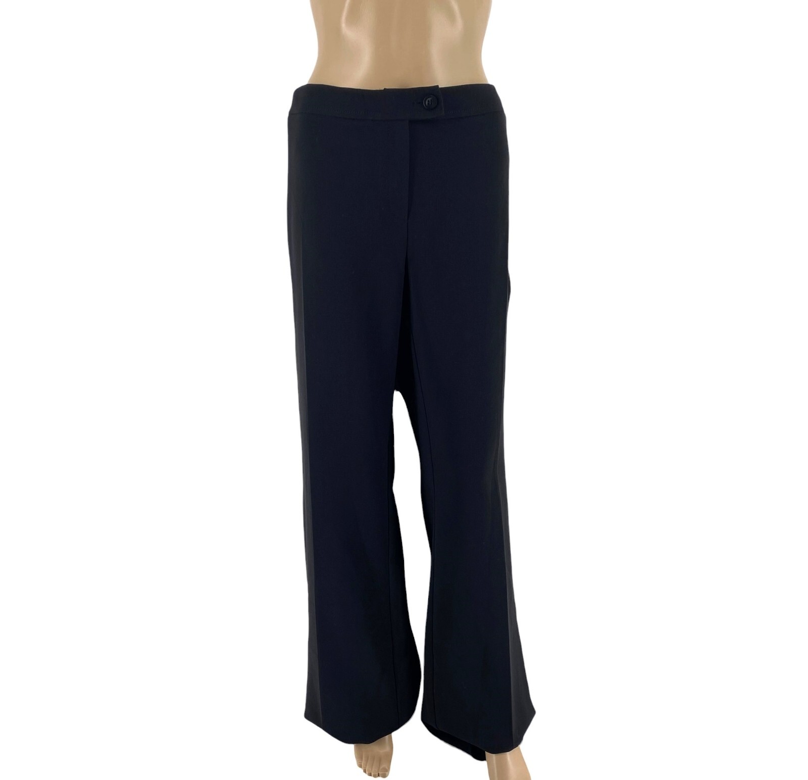 Pantalones De Mujer Negros Acampanados Persona Talla Plus XL W42