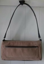 TOMMY HILFIGER bag borsa borsetta pochette marrone effetto scamosciato vintage