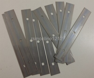 6 inch Red H/D Triumph Scraper Blades (10cnt) Window Film Tint Installation Tool