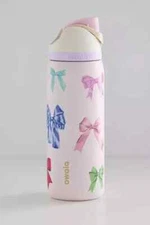 Owala "Girlhood" 24oz Free Sip Limited Edition UO Exclusive Multicolor Pink Bows