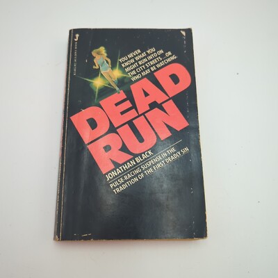Dead Run By Johnathan Black First Print Paperback Novel Book Vtg