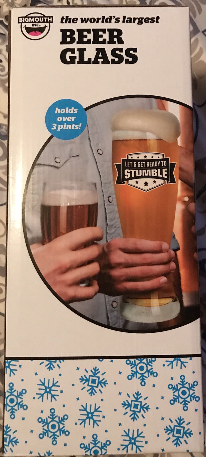 Bigmouth Inc. Boobies & Brewskis Beer Glass Stein Mug NEW In Box - Foto 4