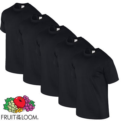 Fruit Of The Loom Valueweight Confezione Da 3 T-Shirt Unisex - Taglie Dalla S Alla 5XL | Nuove Senza Etichette Pack Magliette Economiche - Foto 6