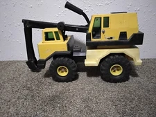 Vintage Tonka Turbo-Diesel Pressed Steel Back Hoe Excavator Shovel Truck XMB-975