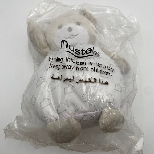 Musti de Mustela Teddy Bear Plush & Baby's Busy Day Board Book Set 8" Baby Toy - Picture 6 of 11