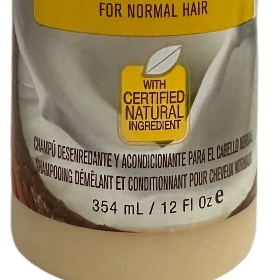 Paquete de 6 champú desenredante y acondicionador crema de la naturaleza 12 oz leche de coco Foto 4 de 4