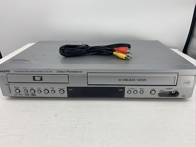 Sanyo DVW-7100 DVD VCR Combo VHS Tape Player Recorder Tested No