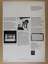 1974 Acoustic Research AR-3a Speaker vintage print Ad