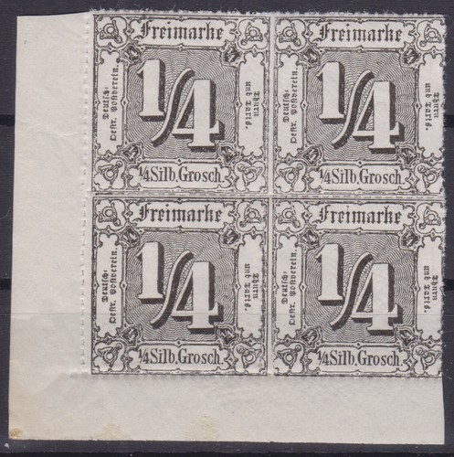 == Ad Thurn & Taxis Mi. 35 Sex Quattro / Untereckrand ==