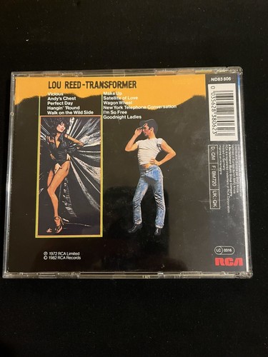 Transformer by Lou Reed (CD, 1982) - Picture 2 of 2