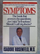 Symptoms - Paperback By Rosenfeld MD, Isadore - VERY GOOD