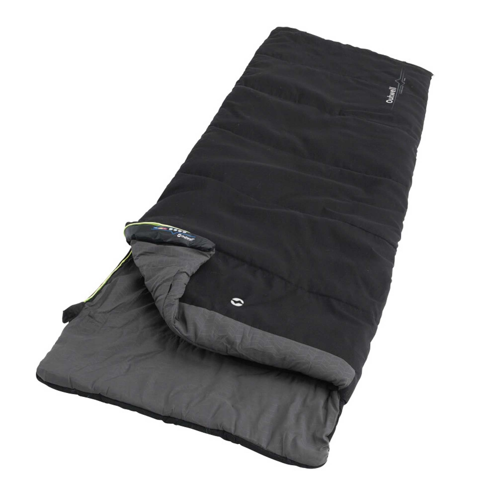 Outwell Celebration Lux Sleeping Bag: Black