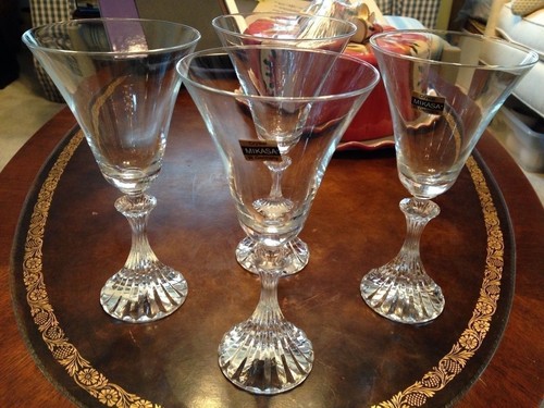 Mikasa STRATTON Water Goblets Set of 4 New! - Picture 4 of 6