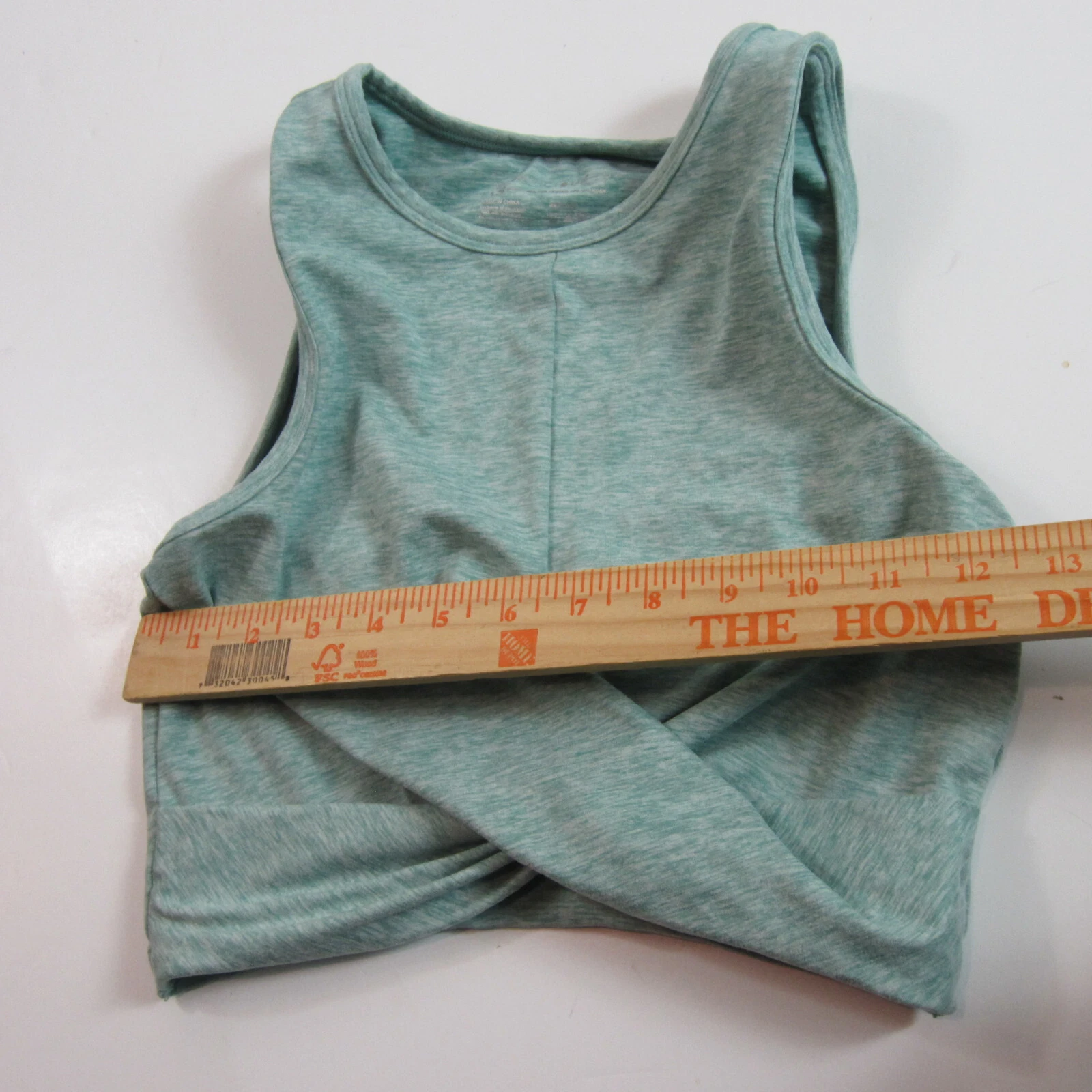yogalicious lux crop twist knot tank-top