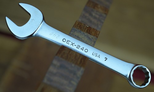 CLEAR PICS Snap-on 12-Point SAE 3/4" Short Stubby Combination Wrench OEX-240 USA - Bild 3 von 7