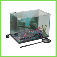 Aquarium Fish Tank Starter Kit Pack with Accessories and Free Shipping 20 L