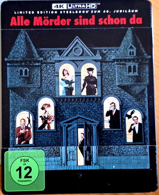 Alle Mörder sind schon da 4K UHD Steelbook sehr gut