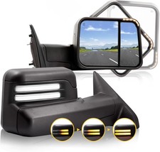 Towing Mirrors for 2009-2018 Dodge Ram 1500, 2010-2018 Dodge Ram 2500 3500 with