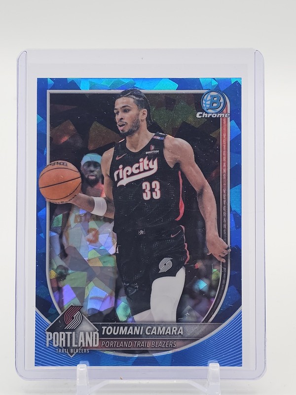 TOUMANI CAMARA 2025-26 BOWMAN CHROME SAPPHIRE EDITION REFRACTOR #BCV-111 Q5759