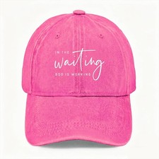 Unisex Devout Believer Washed Baseball Cap God Is Working Adjustable Dad Hat