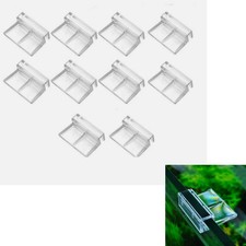 10PCS Acrylic Aquarium Glass Cover Bracket Holder Fish Tank Lid Clips Bracket