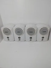 Bowers & Wilkins Rock Solid Sound Four 75W Bookshelf Speakers White Tested.