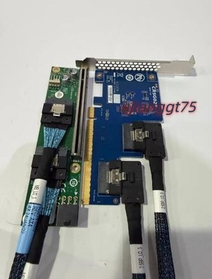 PCIe 4.0 Carrier Board with Dual SFF-8654-8i for x8/x16 Extension Gen5/Gen4/Gen3