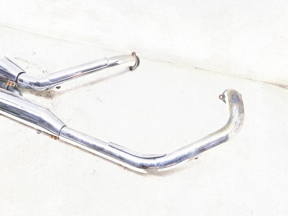 04-08 Honda VTX1800R VTX 1800 Full Exhaust Header Pipe Muffler - Image 3 of 4