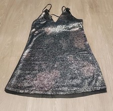 Free People Sequence Slip Mini Dress Moody Floral Combo Size S Retail $108 New