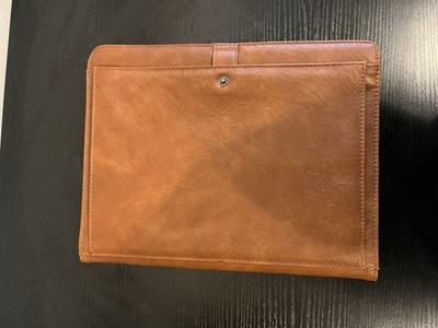 Blue Sky Faux Leather Office Planner Organizer with Notepad