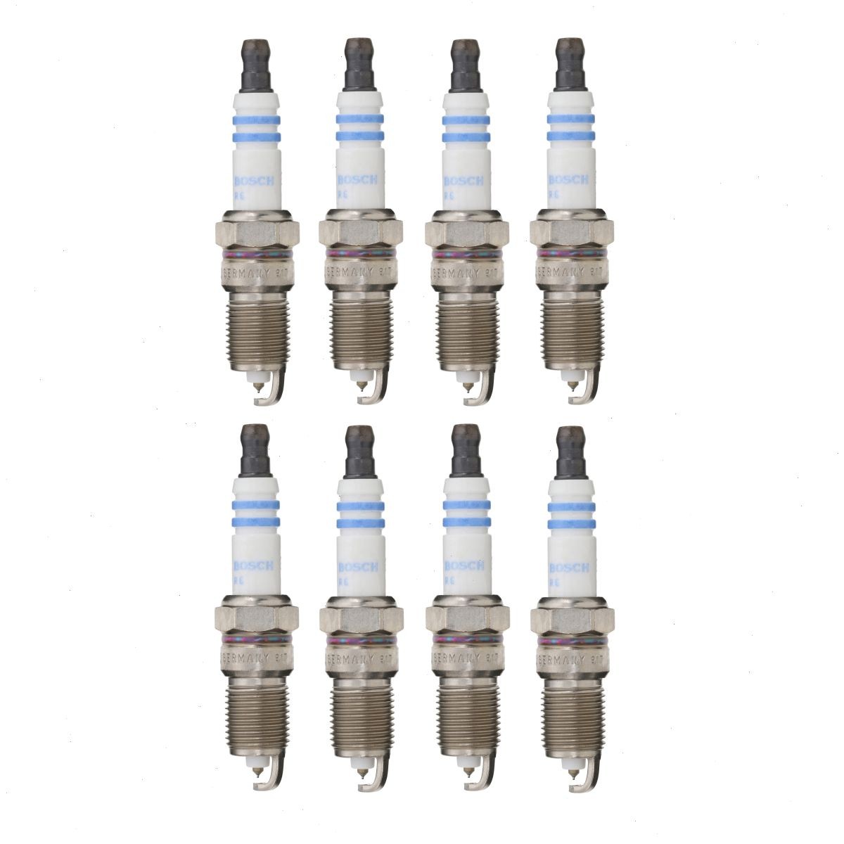 8 pc Bosch Double Iridium Spark Plugs for 2006-2009 Chevrolet Impala 5.3L V8 rb