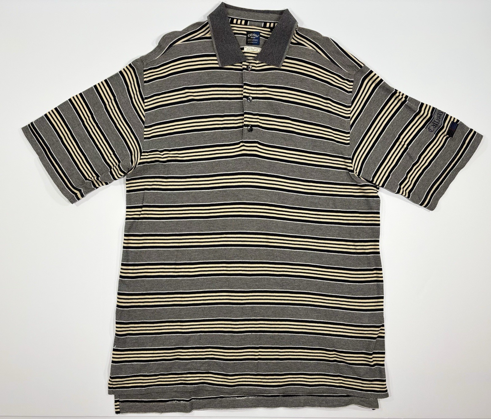 VTG Callaway Golf By Nordstrom Polo Men’s XL 50s Two Ply Mercerized Pima Cotton