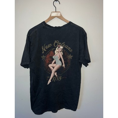 New Orleans Shirt The Duck Babe Gray Graphic Shirt Tee 2000s Large L