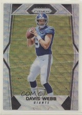2017 Panini Prizm Rookies Blue Wave Prizm 142/149 Davis Webb #263 1by